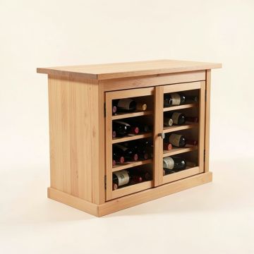 Ashfield Bar With Wine Storage (synthetic illustration; no displayed measurements)