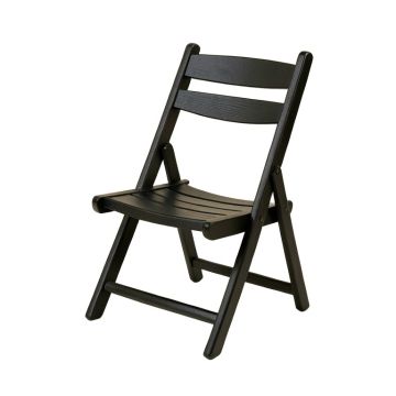 Lake Bend Folding Outdoor Chair - Black