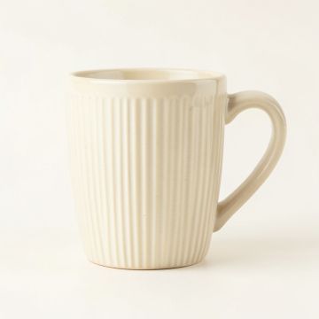 Lake Brook Ceramic Mug - Cream (synthetic illustration; no displayed measurements)