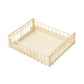 River Field Empty Under-Desk Cable Tray - Ivory