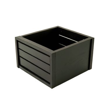 Shore Bridge Empty Furniture-Style Litter Enclosure - Black