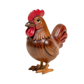 Silvana Wood Mini Rooster Puppet