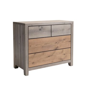 Estefanita 51.97 '' Wide 3 Drawer Pine Wood Sideboard