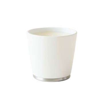 Bay Bluff Empty Candle Holder - White