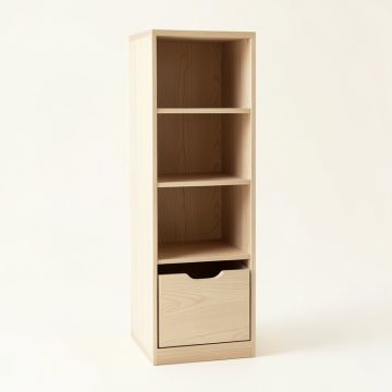 Cove Crossing Narrow Cubby Tower - Beige (synthetic illustration; no displayed measurements)