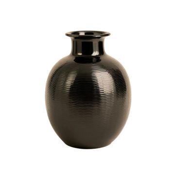 River Brook Empty Decorative Vase - Black