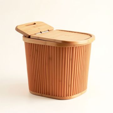 Heath Crest Laundry Hamper - Terracotta (synthetic illustration; no displayed measurements)