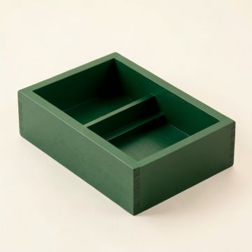 Oak Arc Empty Pantry Drawer Organizer Insert - Green (synthetic illustration; no displayed measurements)