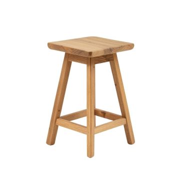 Modern Farmhouse Solid Wood 28.5 '' Bar Stool