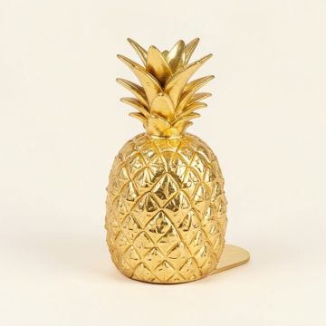 Pineapple Non-Skid Bookends (synthetic illustration; no displayed measurements)