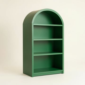 Holly Falls Freestanding Bookcase - Green (synthetic illustration; no displayed measurements)