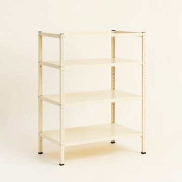 Alder Canyon Empty Seed-Starting Shelving Unit Without Lights - Ivory (synthetic illustration; no displayed measurements)