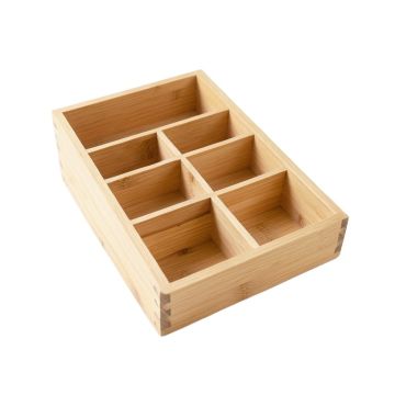 Holly Branch Empty Coffee-Station Organizer - Beige