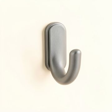 Sage Crossing Wall-Mounted Robe Hook - Gray (synthetic illustration; no displayed measurements)