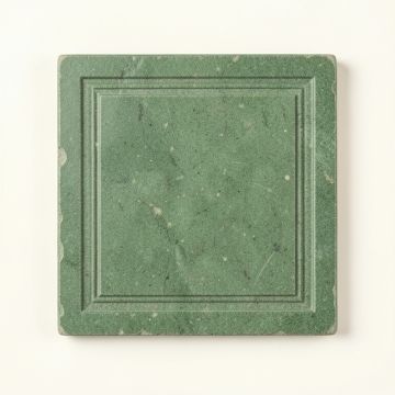 Vale Bend Uninstalled Square Decorative Tile - Green (synthetic illustration; no displayed measurements)