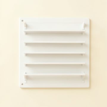 Clay Edge Empty Wall-Mounted Tool Organizer Panel - White (synthetic illustration; no displayed measurements)