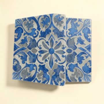 Lantern Arabesque 4 '' X 4 '' Glass Mosaic Tile (synthetic illustration; no displayed measurements)