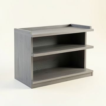 Pine Crossing Desktop Shelving Unit - Gray (synthetic illustration; no displayed measurements)