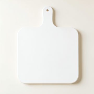 Birch Branch Cutting Board - White (synthetic illustration; no displayed measurements)