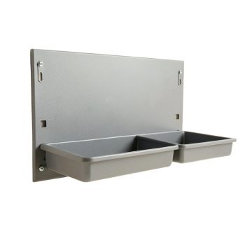 Glen Crest Empty Wall-Mounted Tool Organizer Panel - Gray (synthetic illustration; no displayed measurements)