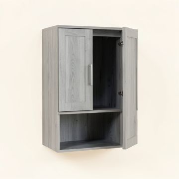 Dune Dale Wall-Mounted Laundry Cabinet - Gray (synthetic illustration; no displayed measurements)