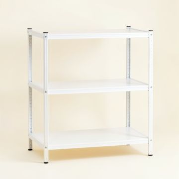 Summit Branch Empty Seed-Starting Shelving Unit Without Lights - White (synthetic illustration; no displayed measurements)
