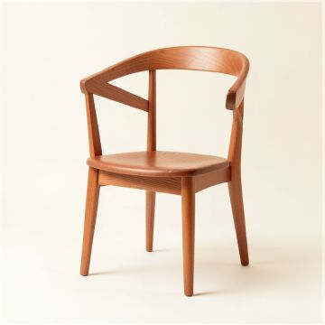 Hazel Edge Dining Chair - Terracotta (synthetic illustration; no displayed measurements)