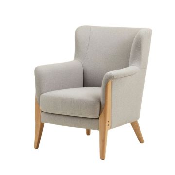 Waterton 32.25 '' Wide Polyester Wingback Chair