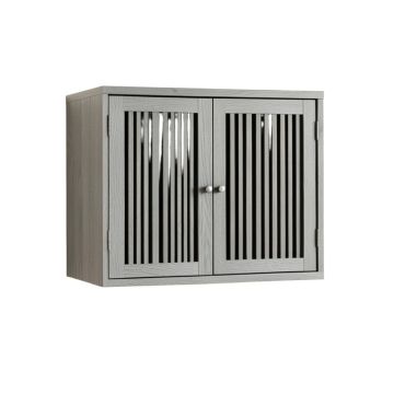 Laurel Brook Wall-Mounted Entry Cabinet - Gray