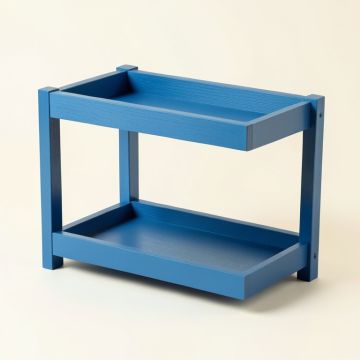 Birch Bend Empty Countertop Canister Rack - Blue (synthetic illustration; no displayed measurements)