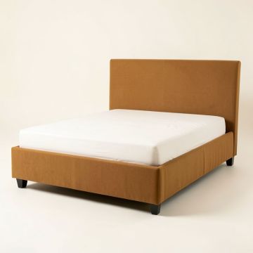 Simone Upholstered Platform Bed (synthetic illustration; no displayed measurements)
