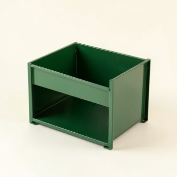 Birch Canyon Empty Raised Planter - Green (synthetic illustration; no displayed measurements)