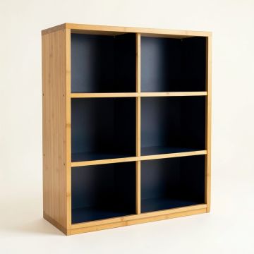 Rowan Crossing Freestanding Bookcase - Navy (synthetic illustration; no displayed measurements)