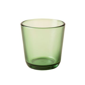 Alder Crest Empty Candle Holder - Green