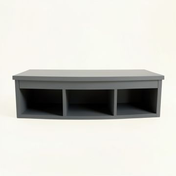 Flint Bend Shoe Storage Bench - Gray (synthetic illustration; no displayed measurements)
