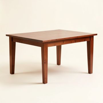 Hardin Mahogany Solid Wood Dining Table (synthetic illustration; no displayed measurements)