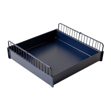 Meadow Dell Empty Under-Desk Cable Tray - Navy