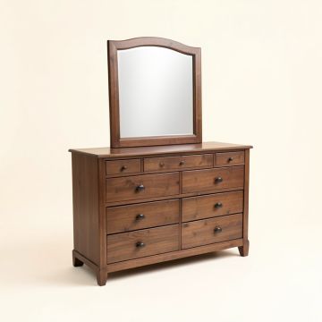 Capricorn 7 Drawer Dresser With Mirror (synthetic illustration; no displayed measurements)