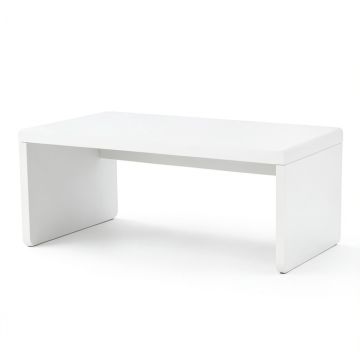 Dawn Bend Desktop Monitor Riser - White (synthetic illustration; no displayed measurements)