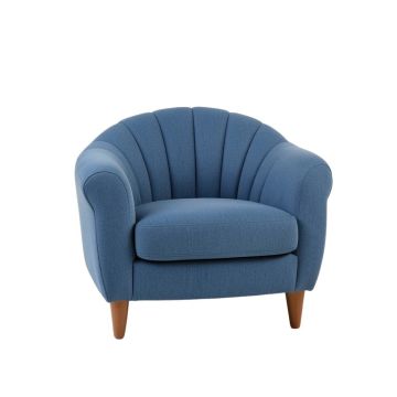 Cove Bend Upholstered Armchair - Blue