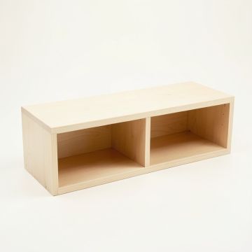 Aspen Bend Shoe Storage Bench - Ivory (synthetic illustration; no displayed measurements)