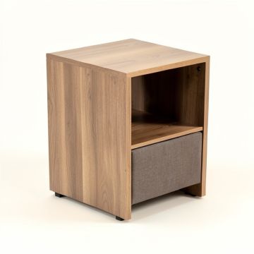Zabarskaya Chairside End Table With Storage (synthetic illustration; no displayed measurements)