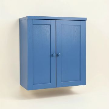 Field Bend Wall-Mounted Entry Cabinet - Blue (synthetic illustration; no displayed measurements)