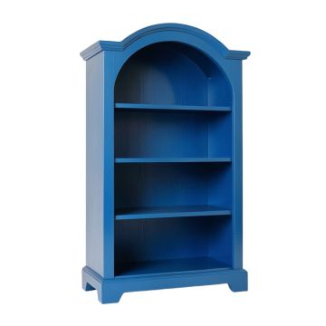 Moss Bridge Freestanding Bookcase - Blue