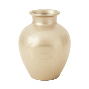 Reed Brook Empty Decorative Vase - Beige