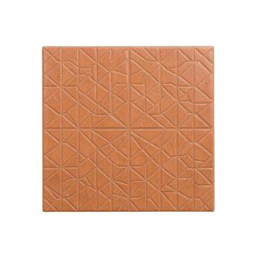 Laurel Branch Uninstalled Square Decorative Tile - Terracotta