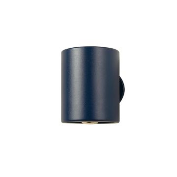 Juniper Bridge Wall Sconce Mounted On A Plain Wall - Navy