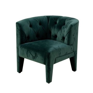Witherspo Tufted Velvet Side Chair