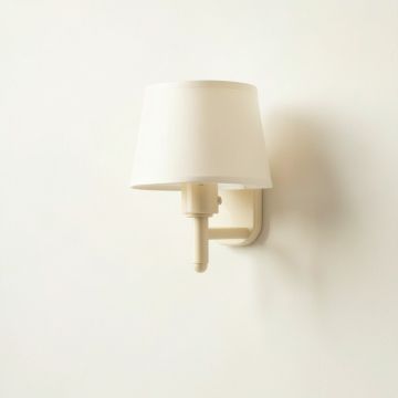 Cove Bend Wall Sconce Mounted On A Plain Wall - Ivory (synthetic illustration; no displayed measurements)