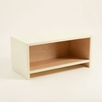 Sage Bluff Shoe Storage Bench - Cream (synthetic illustration; no displayed measurements)